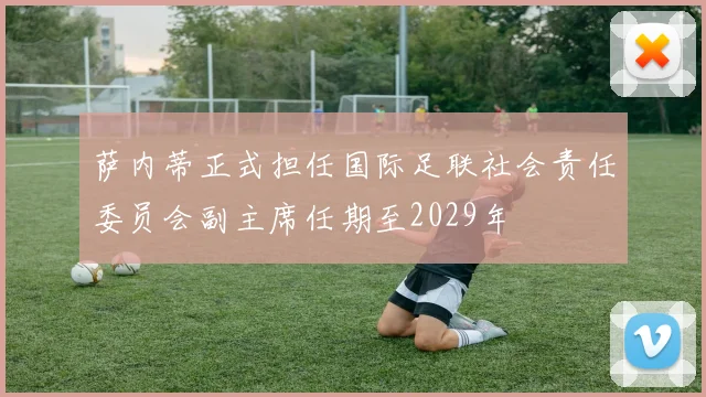 萨内蒂正式担任国际足联社会责任委员会副主席任期至2029年