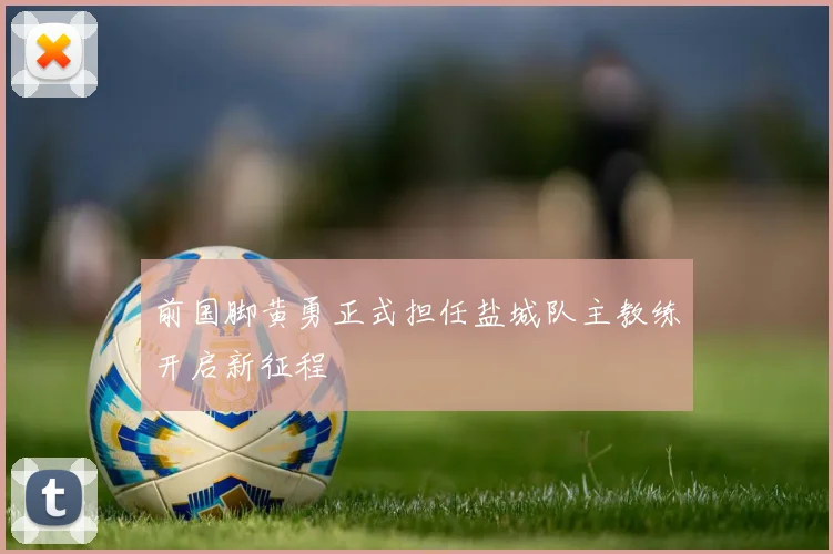 前国脚黄勇正式担任盐城队主教练开启新征程